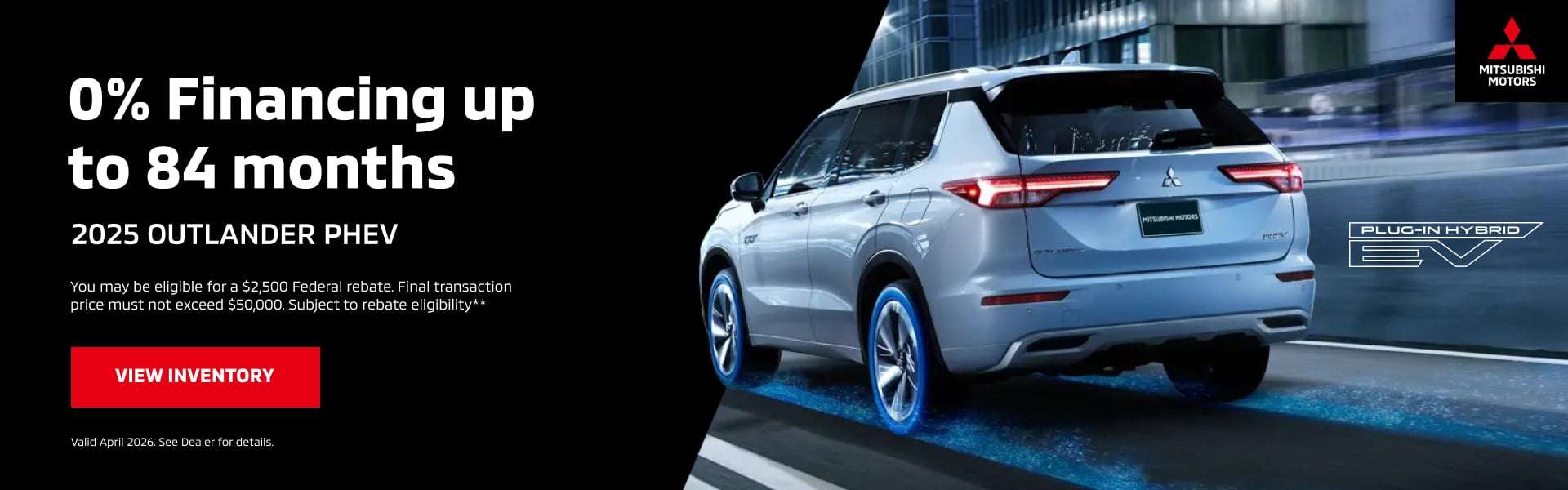 Outlander PHEV Offer