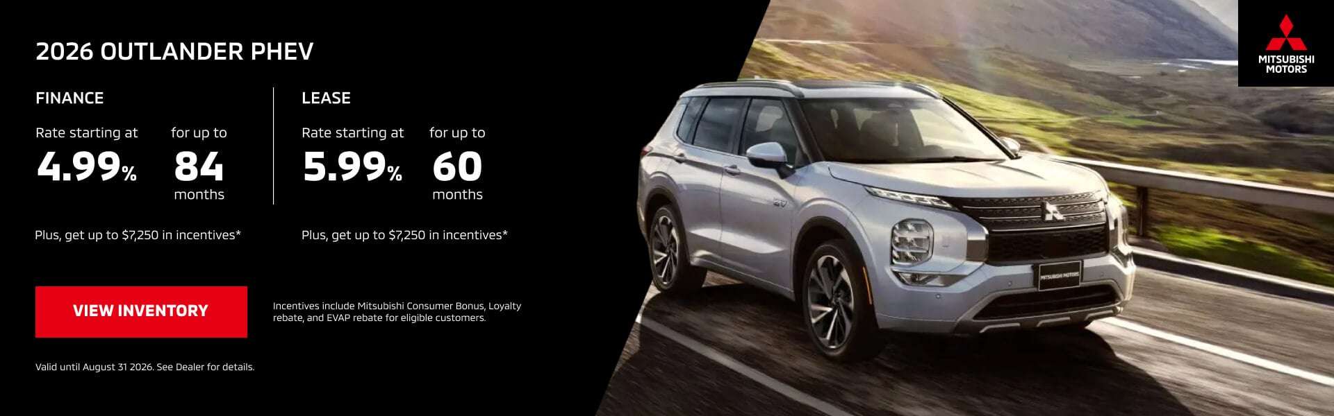 outlander phev offer