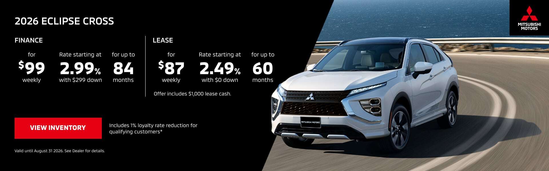 Eclipse Cross Offer