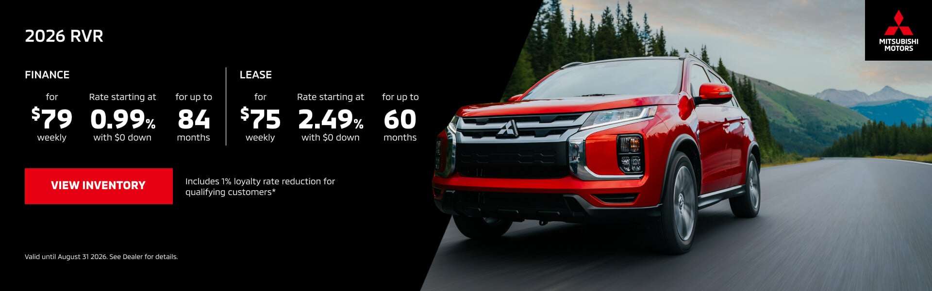 Mitsubishi RVR Offer