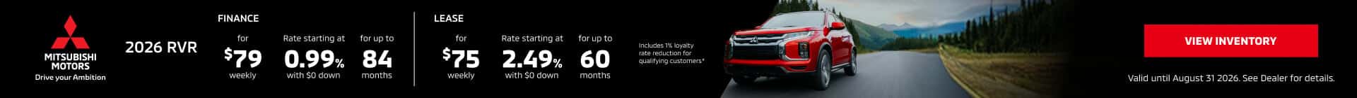 Mitsubishi RVR Offer