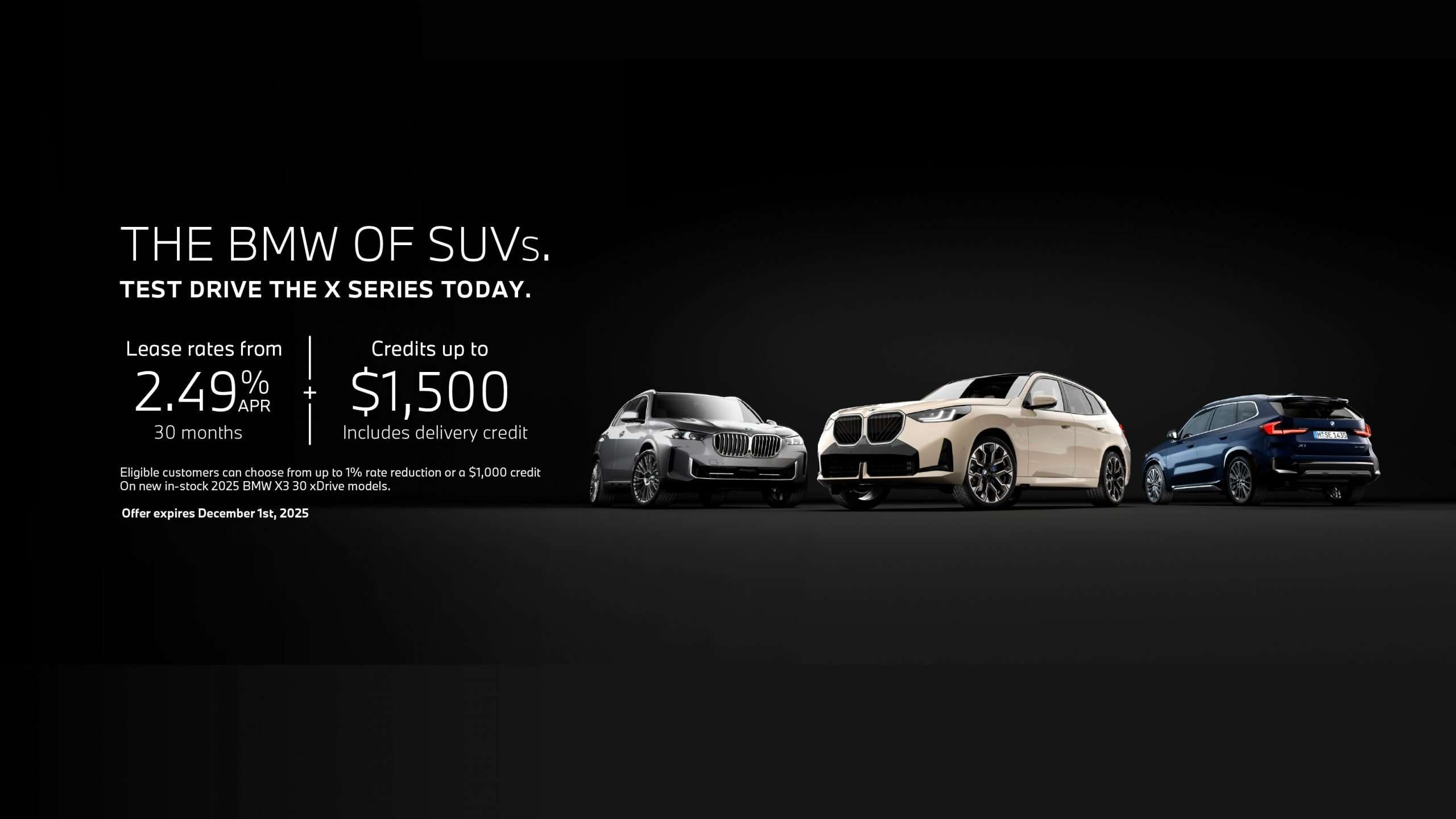 Edmonton-BMW-BMW-of-SUVs-2025-BMW-X-Series-Homepage