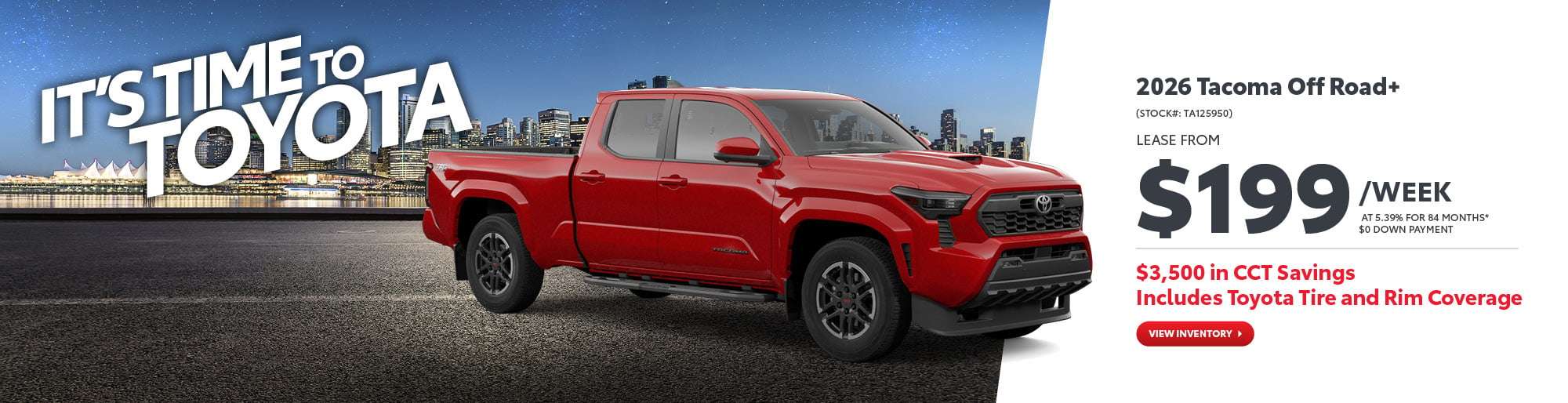 2026 Tacoma Off Road+