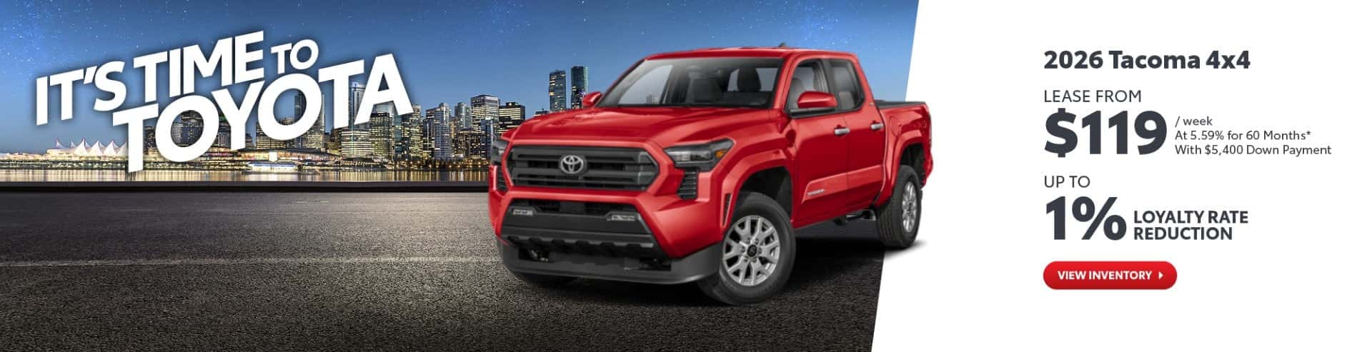 2026 Tacoma 4x4
