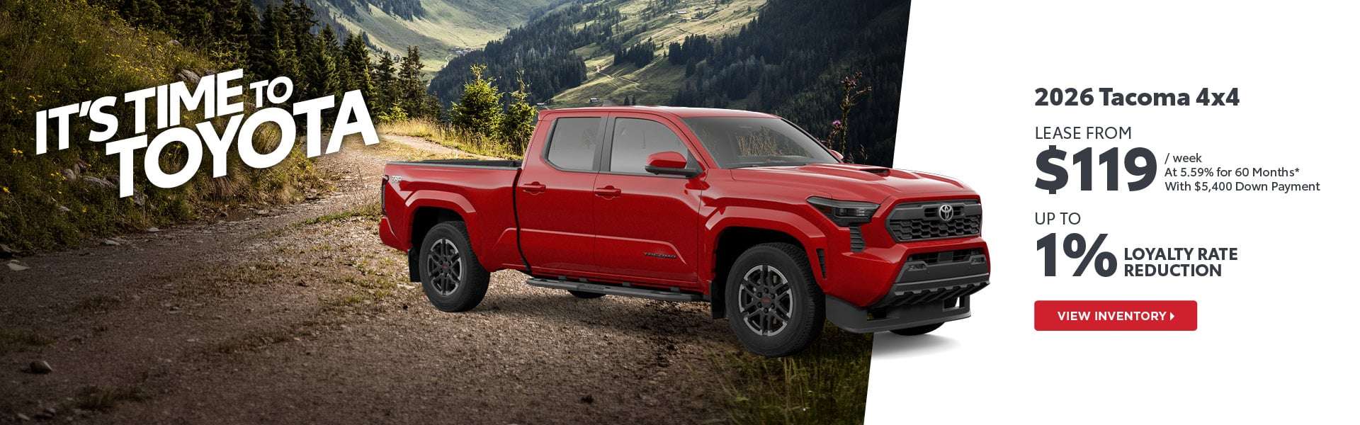 2026 Tacoma 4x4