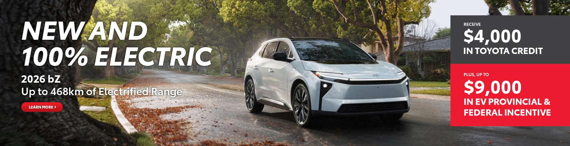 All-New, All-Electric 2026 bZ