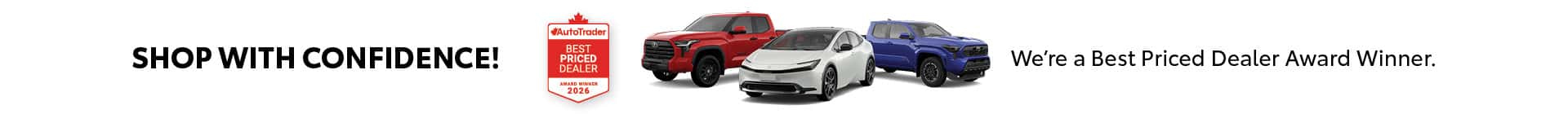 2026 Auto Trader Award - Best Priced Dealer