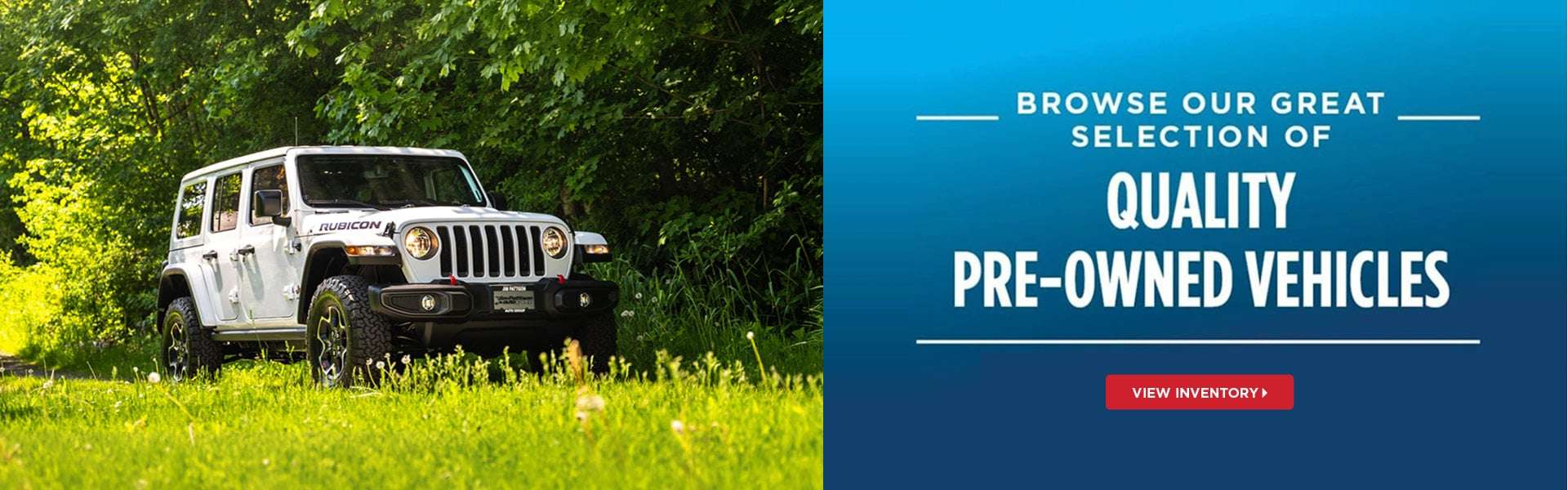 Quality Pre-Owned Vehicles