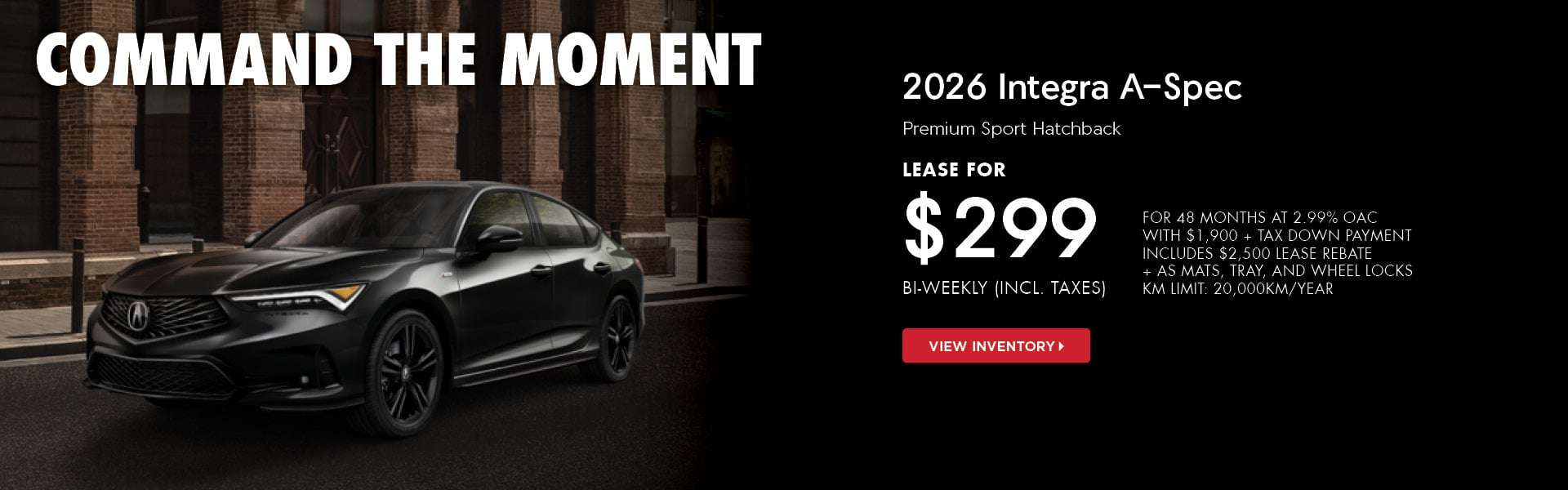 2026 Integra A-Spec