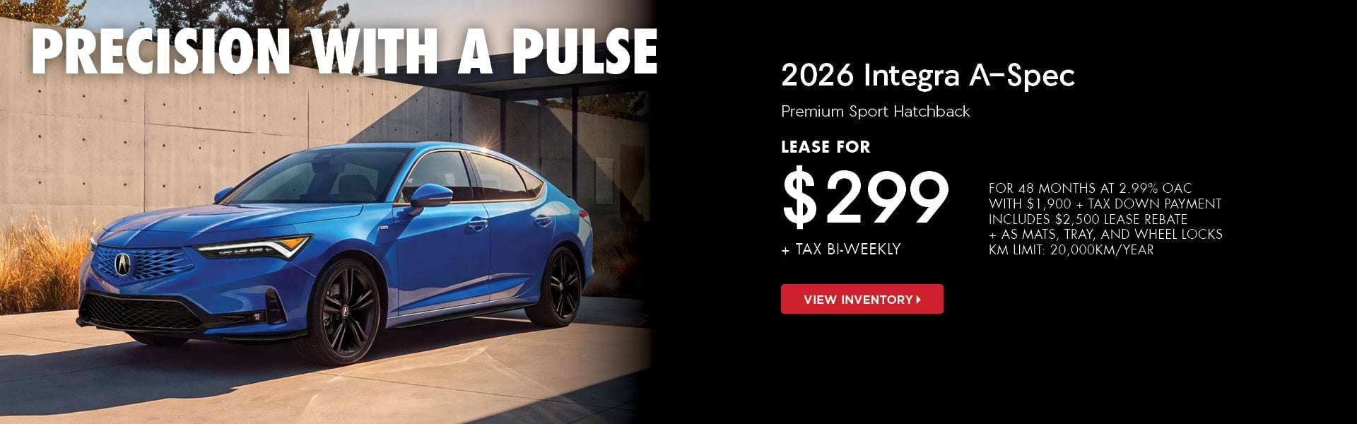 2026 Integra A-Spec Hatchback