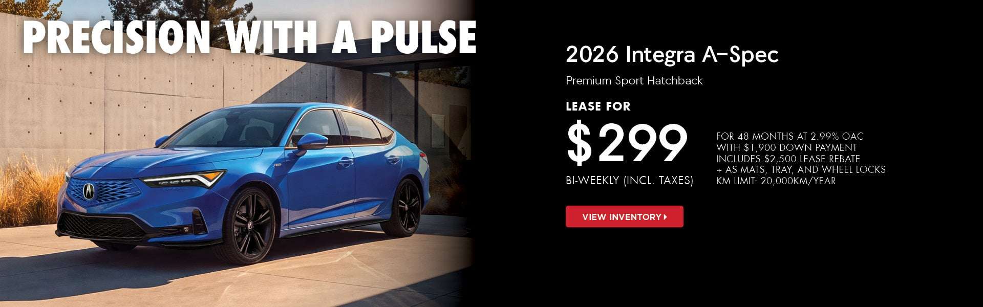 2026 Integra A-Spec Hatchback