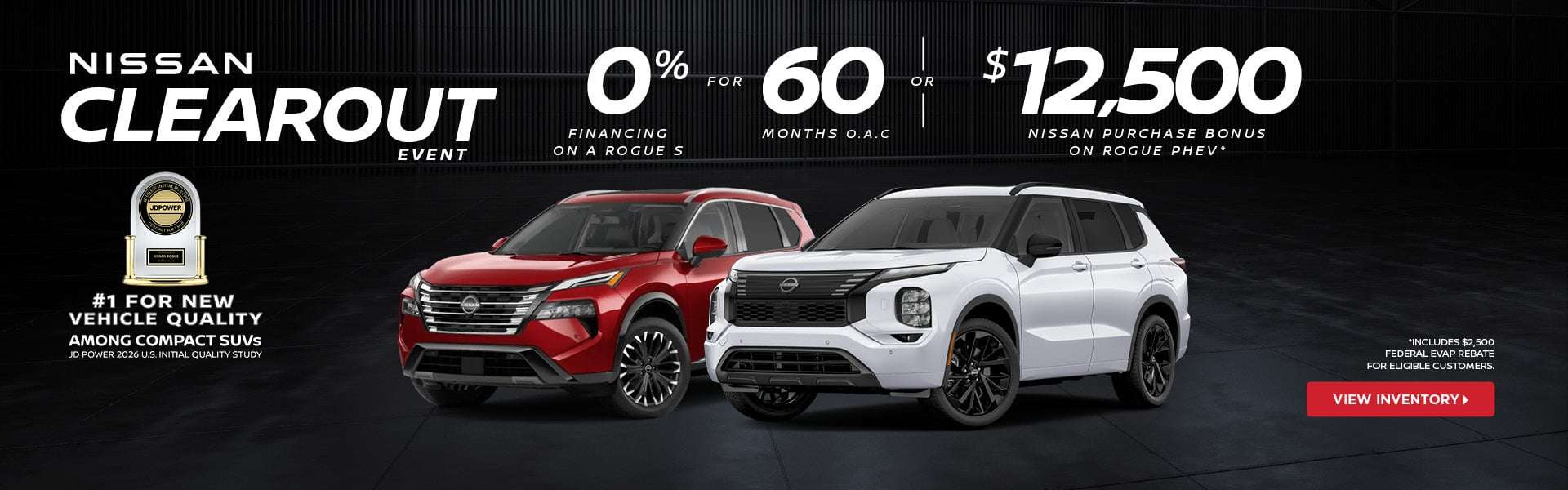 Nissan Clearout Event: 2026 Rogue & Rogue PHEV