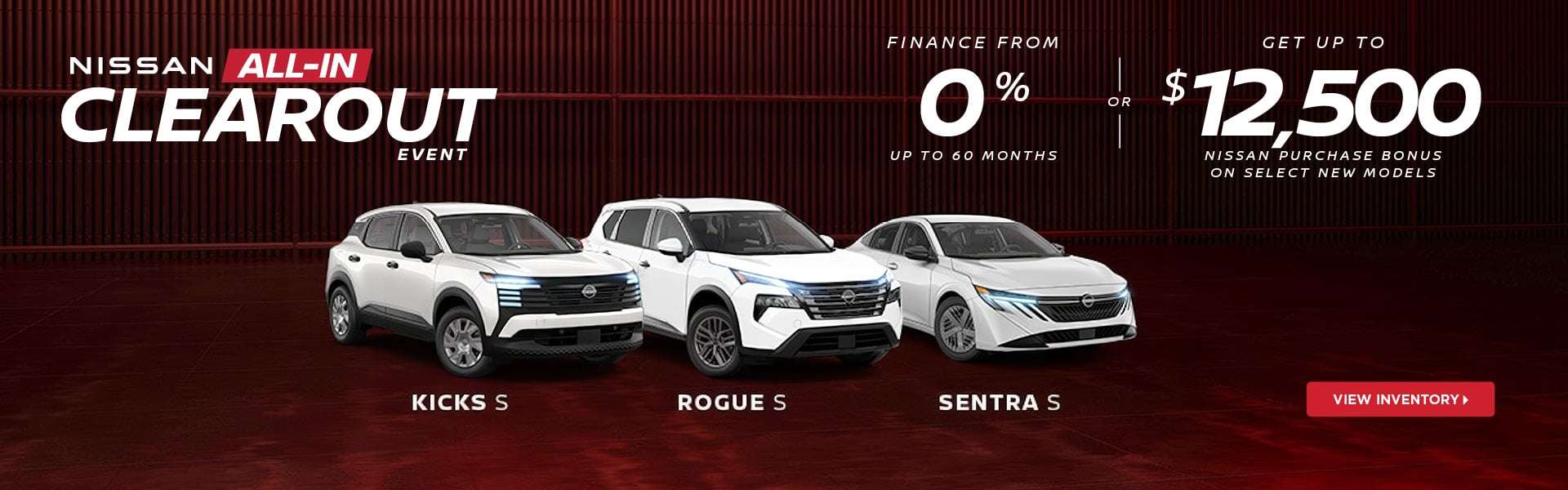 NISSAN ALL-IN CLEAROUT EVENT