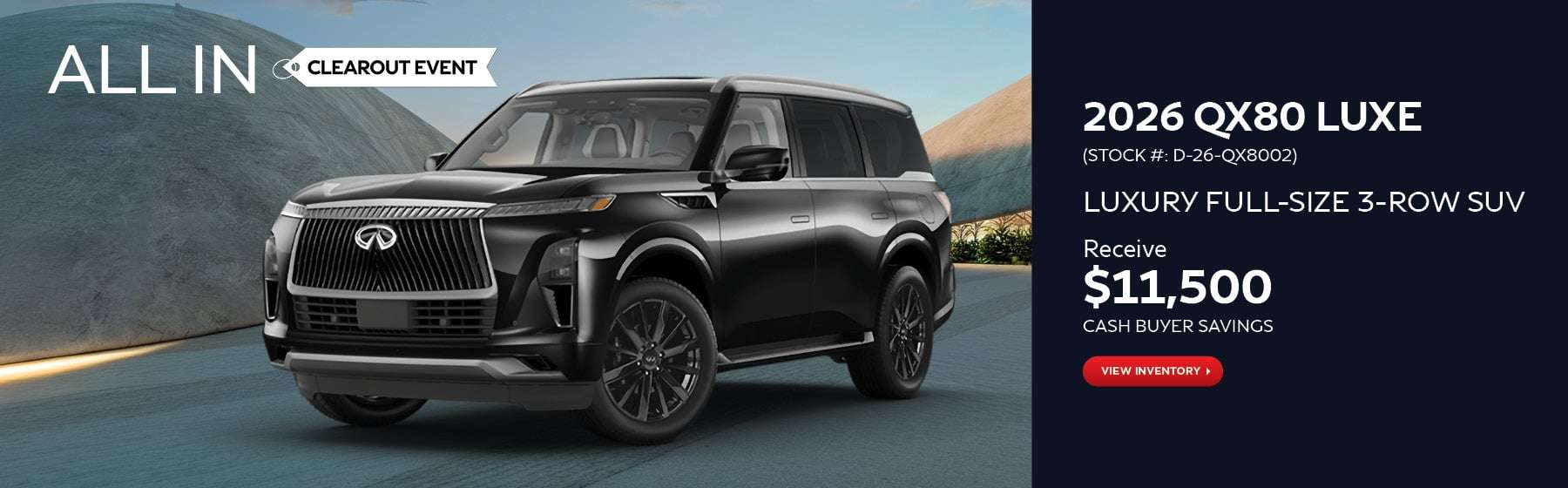 2026 QX80 LUXE