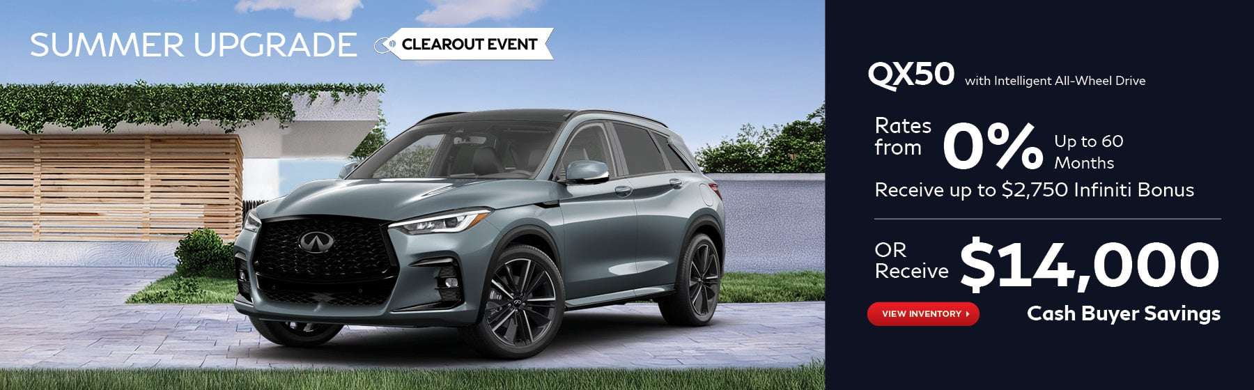 QX50 with Intelligent All-Wheel Drive