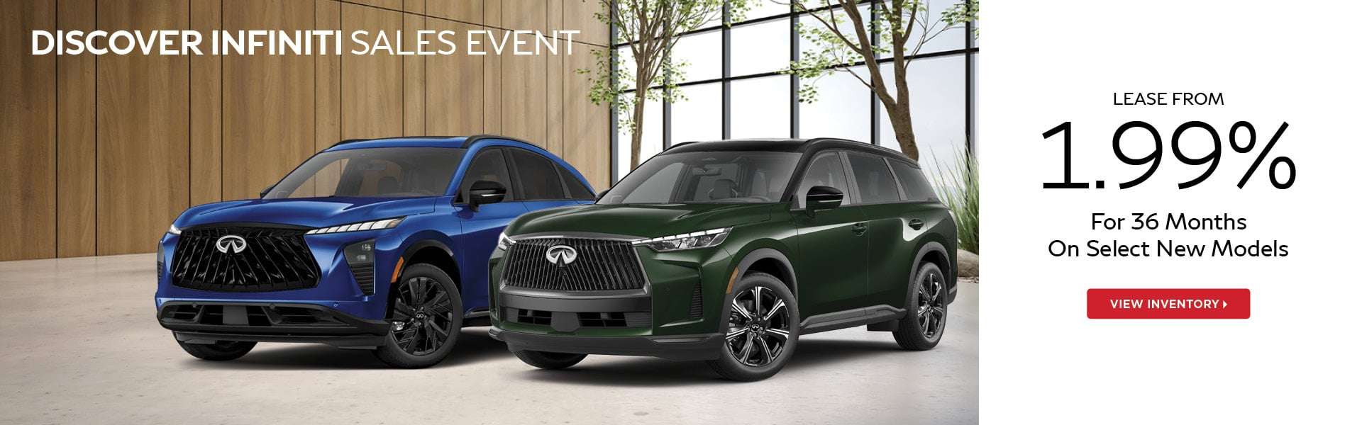 Discover Infiniti Sales Event