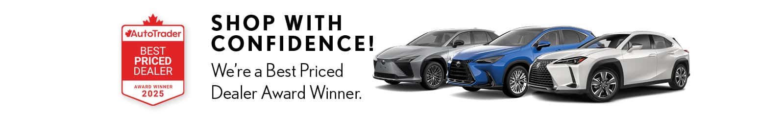 AutoTrader Best Priced Dealership Award