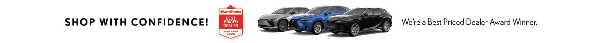 2026 Auto Trader Award - Best Priced Dealer
