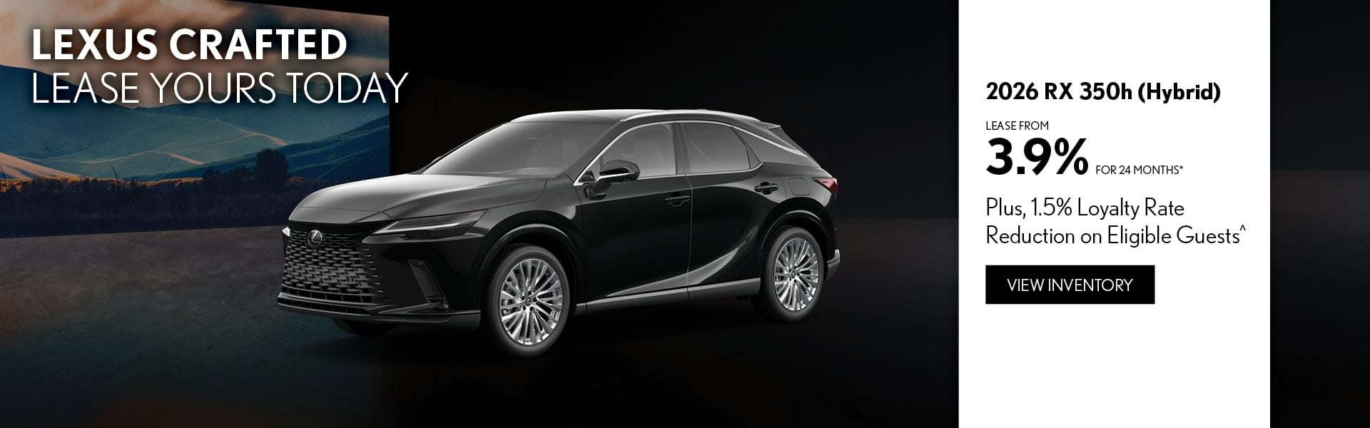 2026 RX 350h (Self-charging hybrid electric)