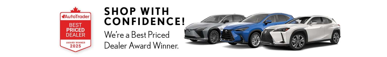 AutoTrader Best Priced Dealership Award