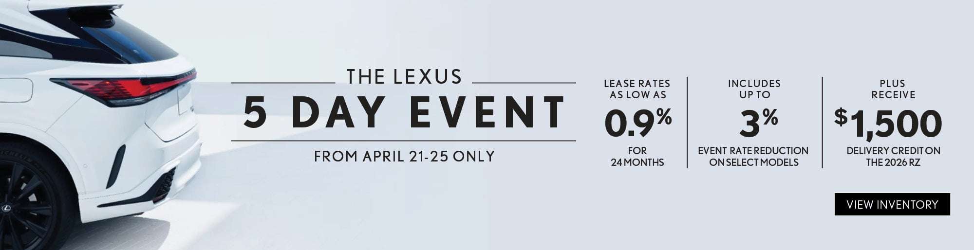 The Lexus 5 Day Event