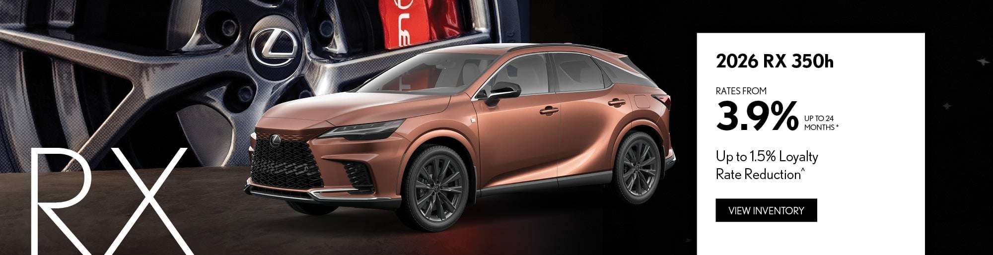 2026 RX 350hMay Offer