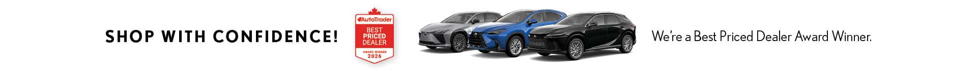 2026 Auto Trader Award - Best Priced Dealer