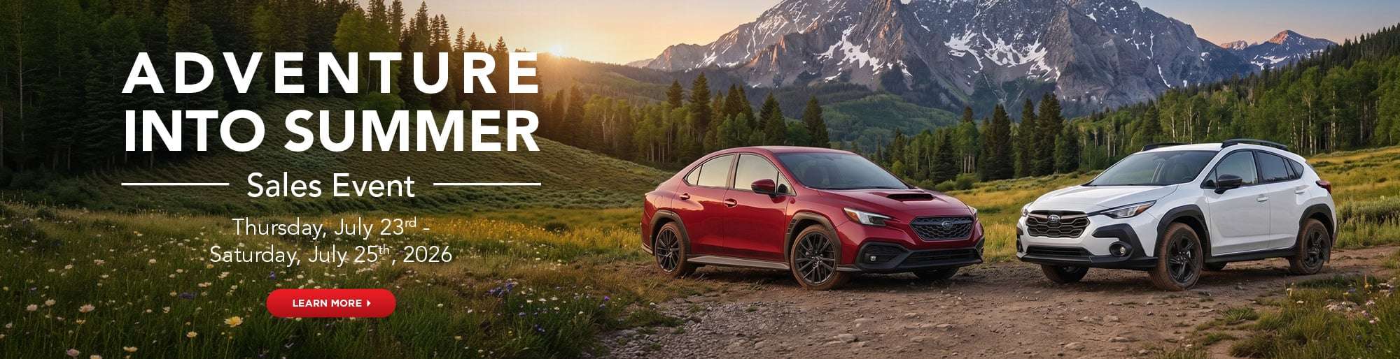 Adventure Into Summer Sales Event