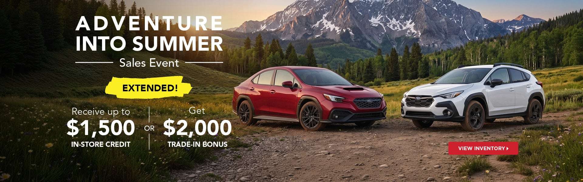 Adventure Into Summer Sales Event