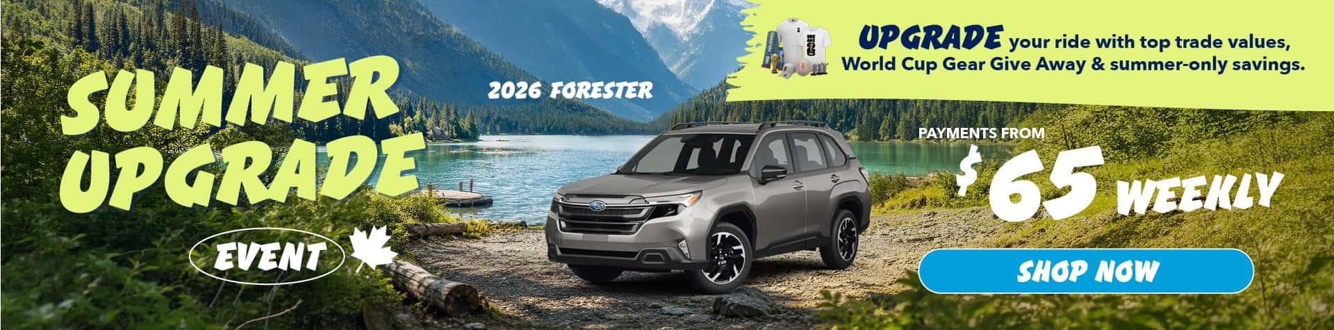 2026 Forester | From $65 Weekly 