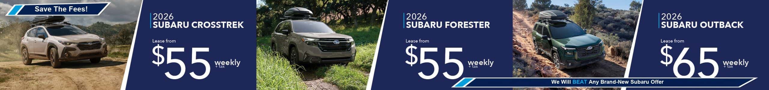 Save The Fees! Starting at $55/Weekly