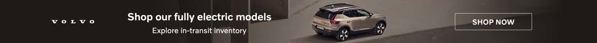 Shop our fully electric models