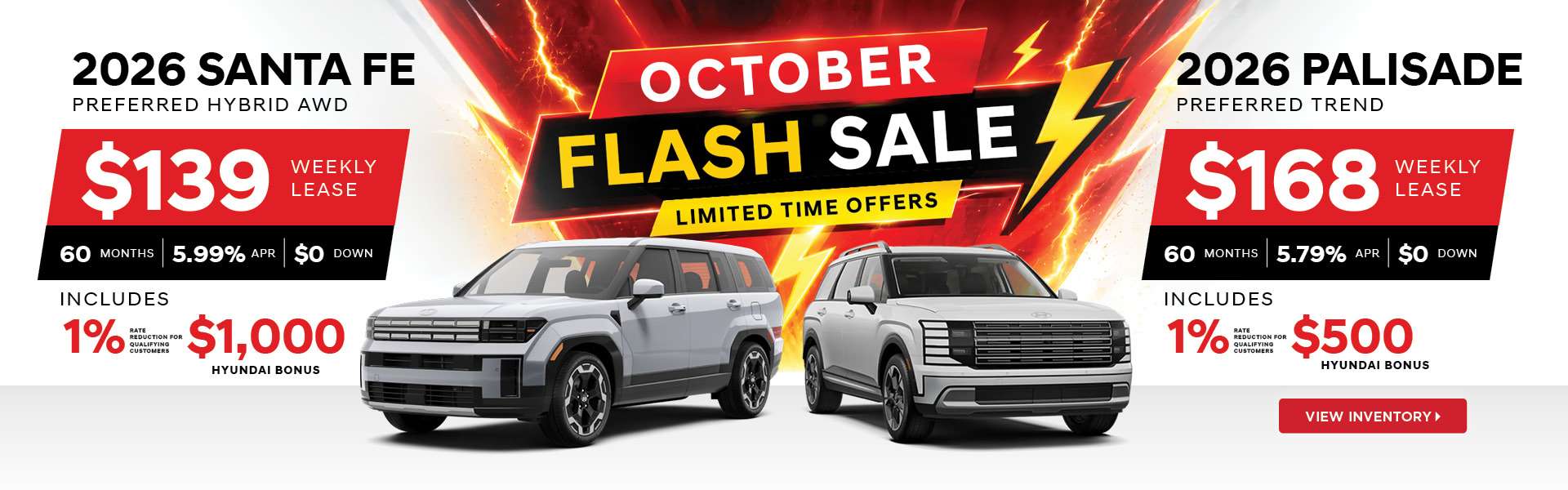 Hyundai October Flash Sale