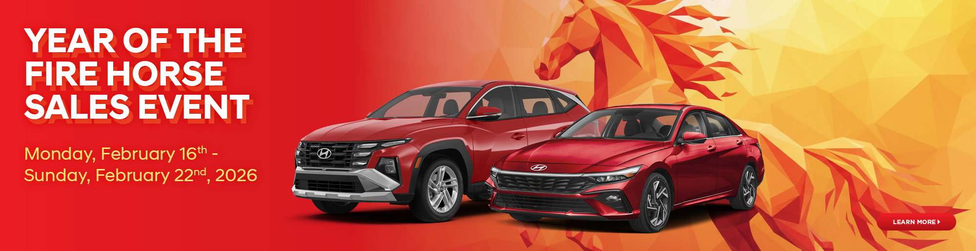 Year of the Fire Horse Sales Event