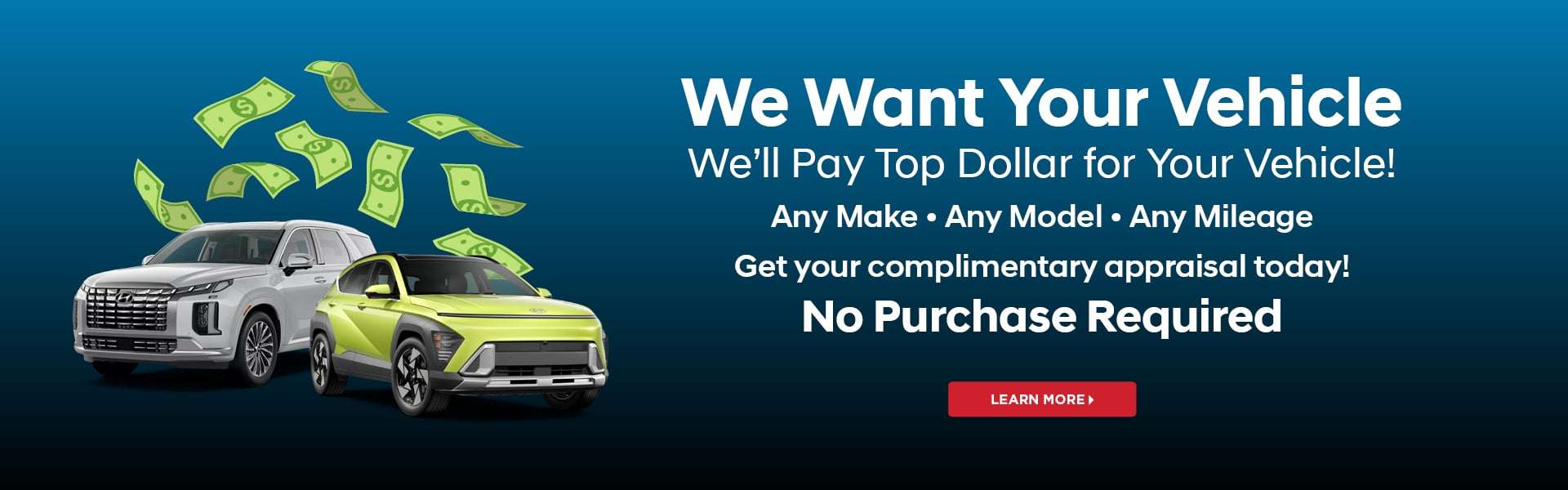 We Want Your Vehicle