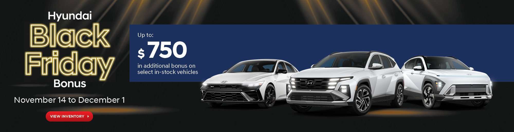 Hyundai Black Friday Bonus
