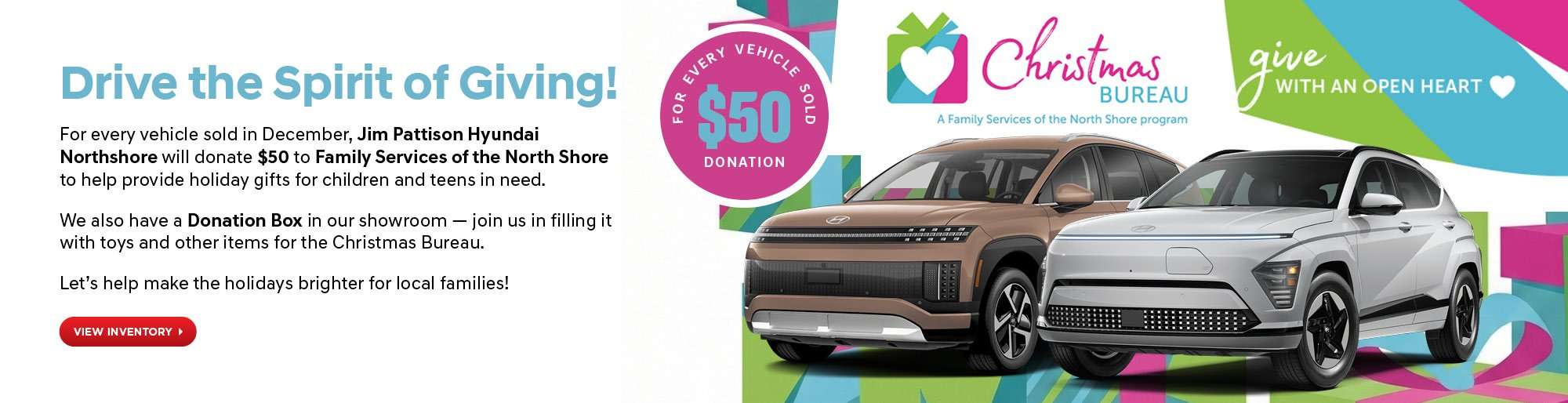 Christmas Bureau | Jim Pattison Hyundai Northshore