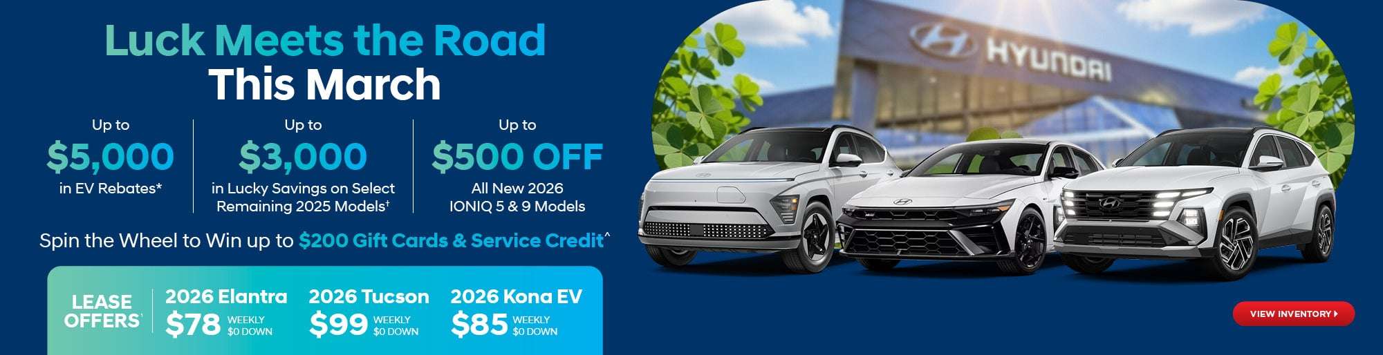 Luck Meets the Road This March