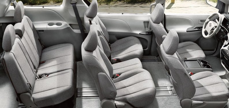 2014 Toyota Sienna Interior Seating