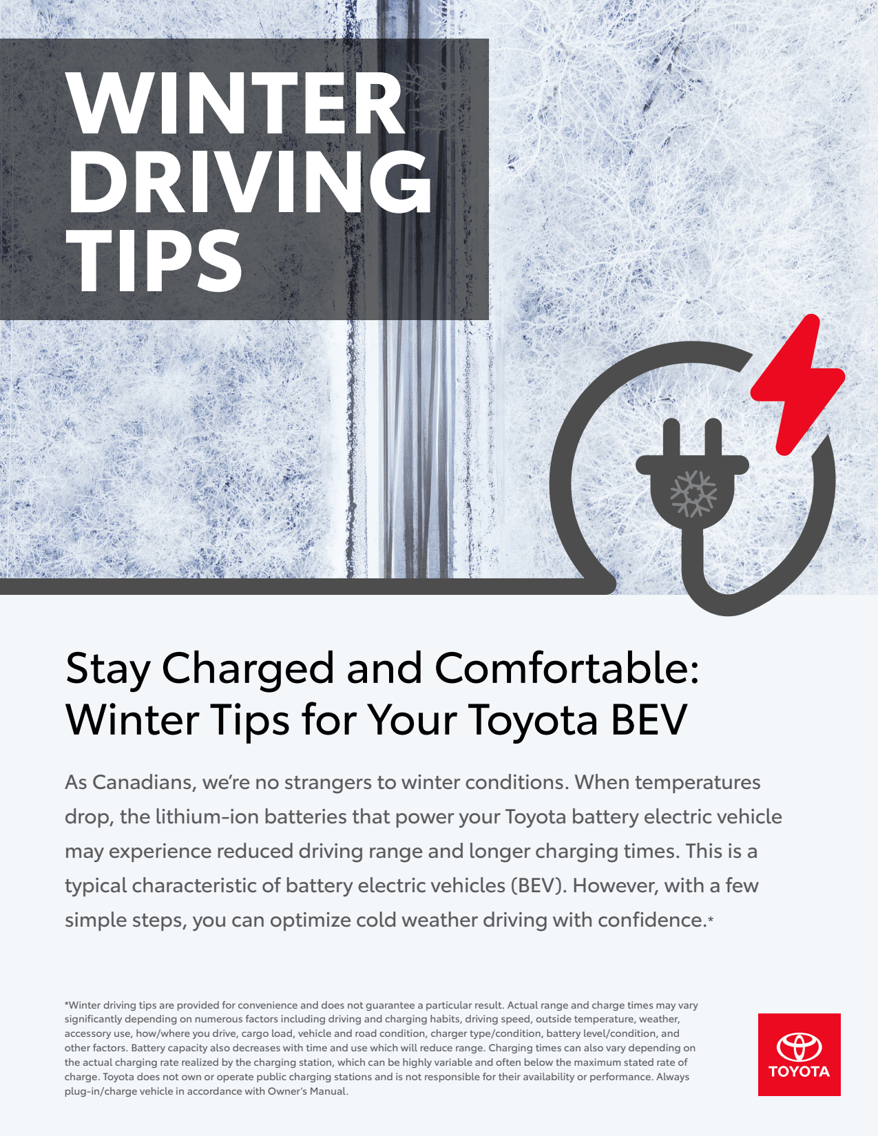 Toyota Winter Driving Tips