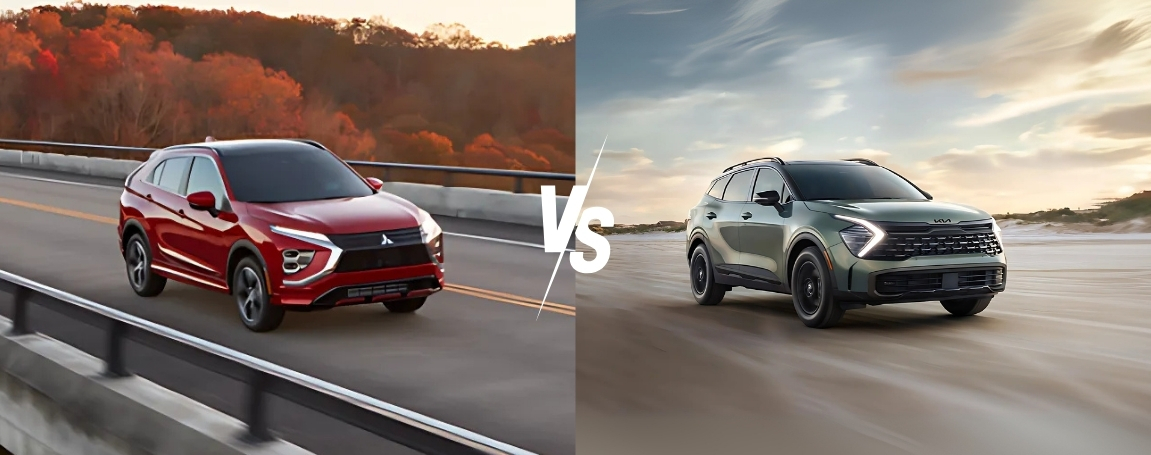 SUV Showdown: 2025 Mitsubishi Eclipse Cross vs 2025 Kia Sportage 