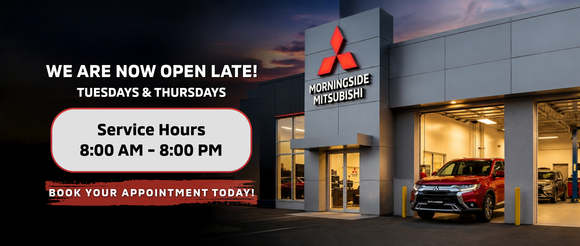 We are now open late!