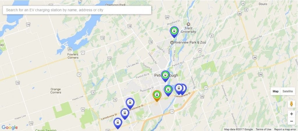 Charging-stations in Peterborough