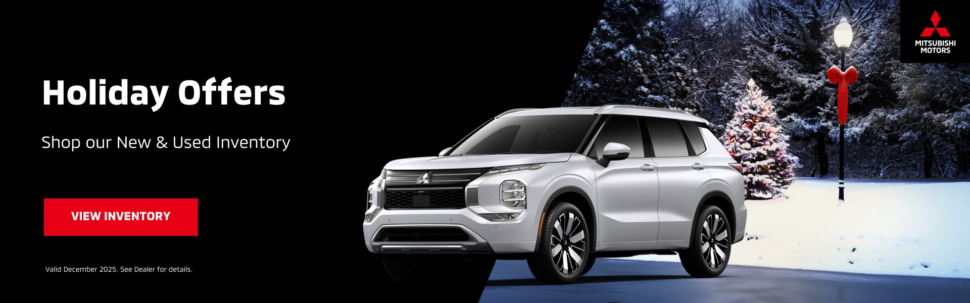 Peterborough Mitsubishi Slide Holiday Offers Ad