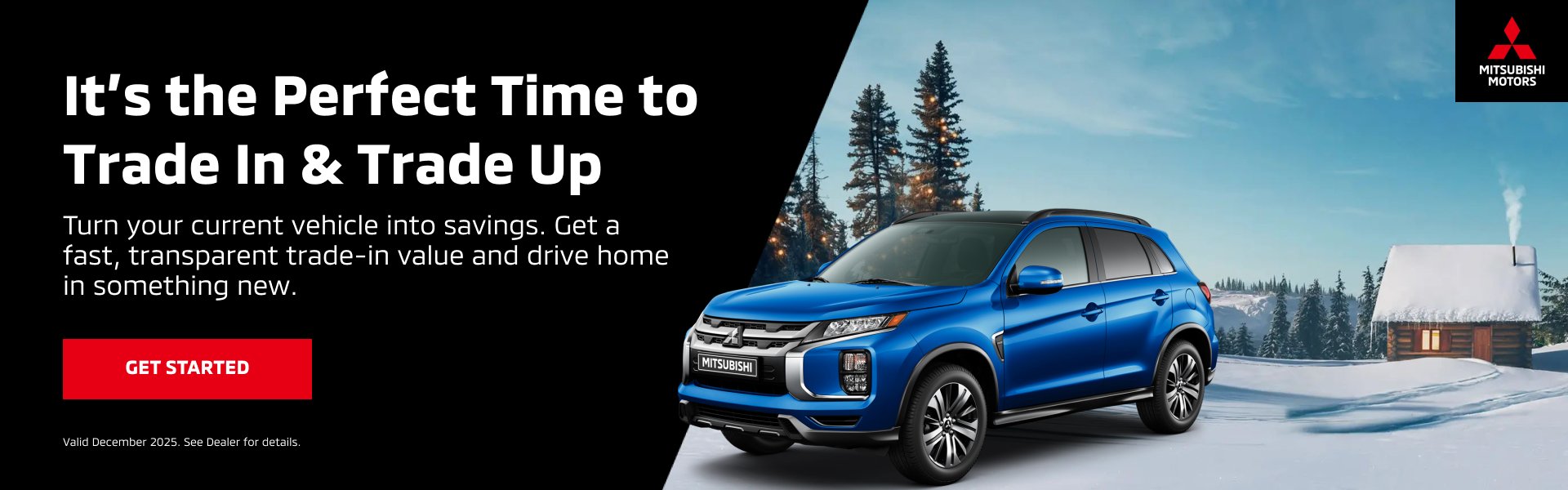 Peterborough Mitsubishi Slide Trade In Ad