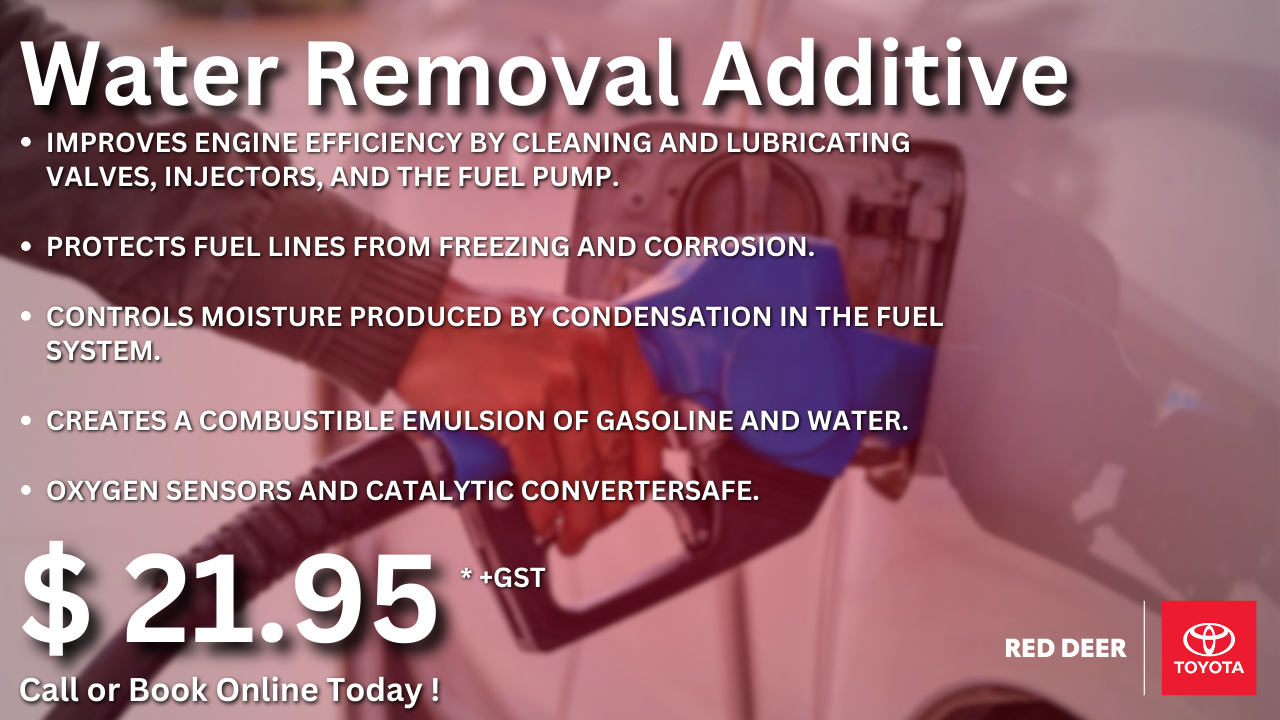 Water Removal Additive Red Deer Toyota