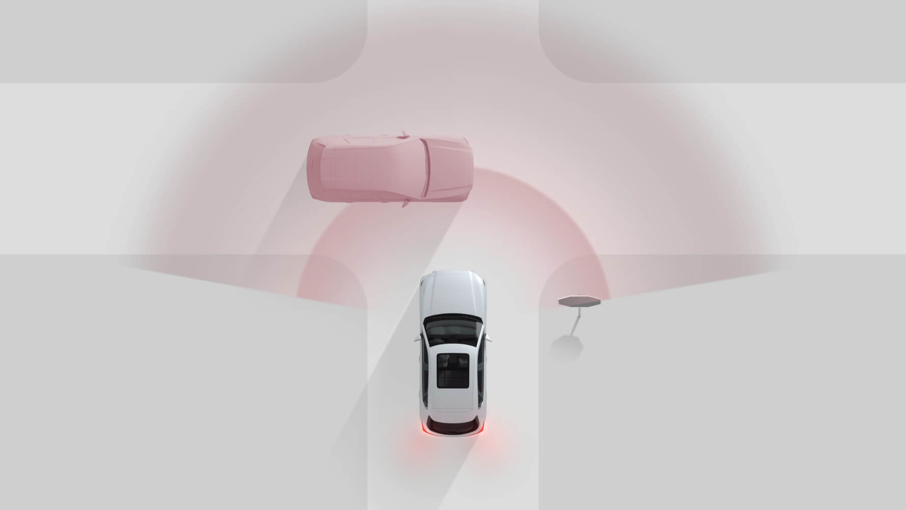 Smart City Brake Support Front illustration