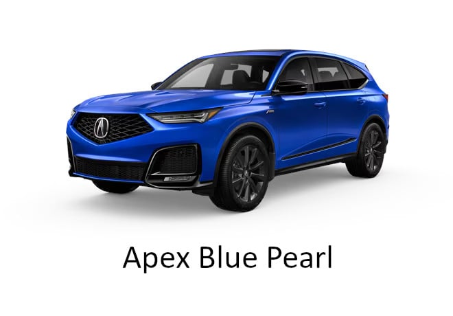 2025 Acura MDX A-Spec Apex Blue Pearl