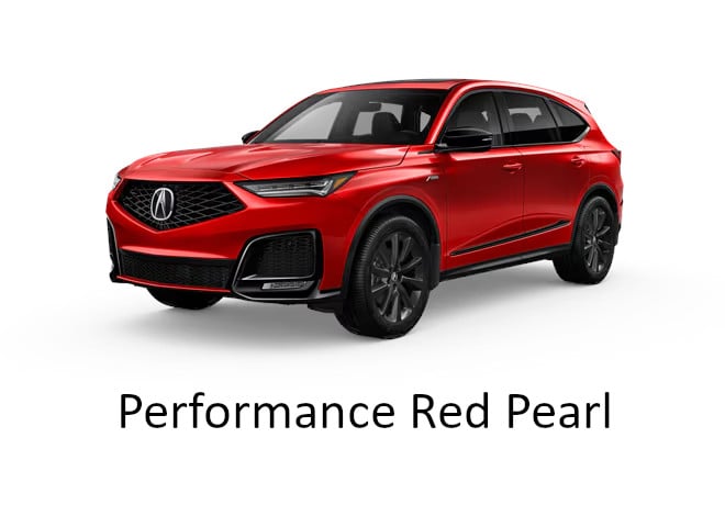 2025 Acura MDX A-Spec Performance Red Pearl