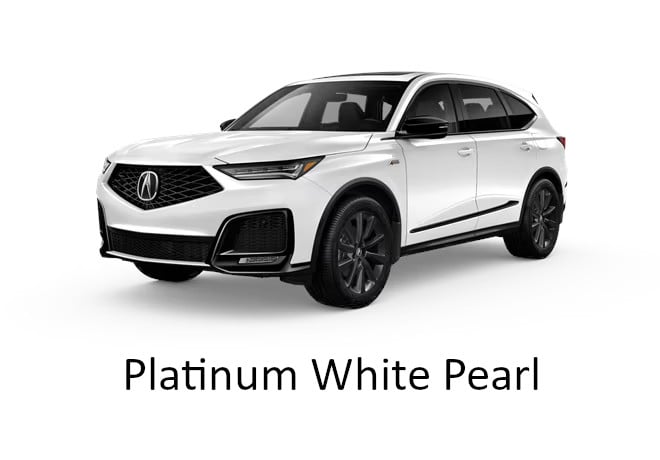 2025 Acura MDX A-Spec Platinum White Pearl
